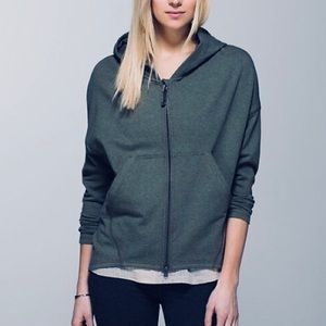 LULULEMON Grey Hoodie Sweatshirt Dark Heather S